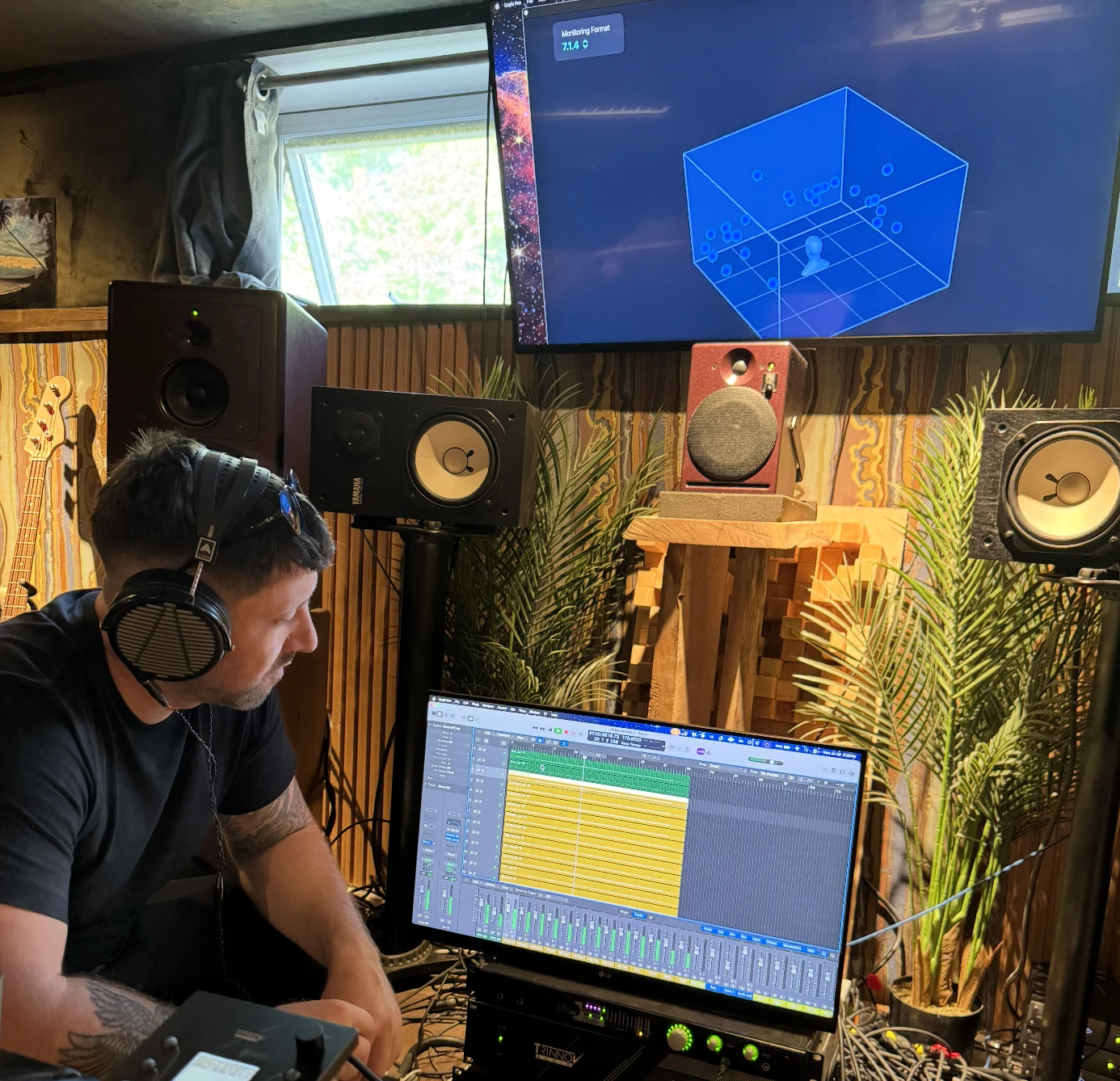 Mikhail Cronin mixing EPIK in Dolby Atmos