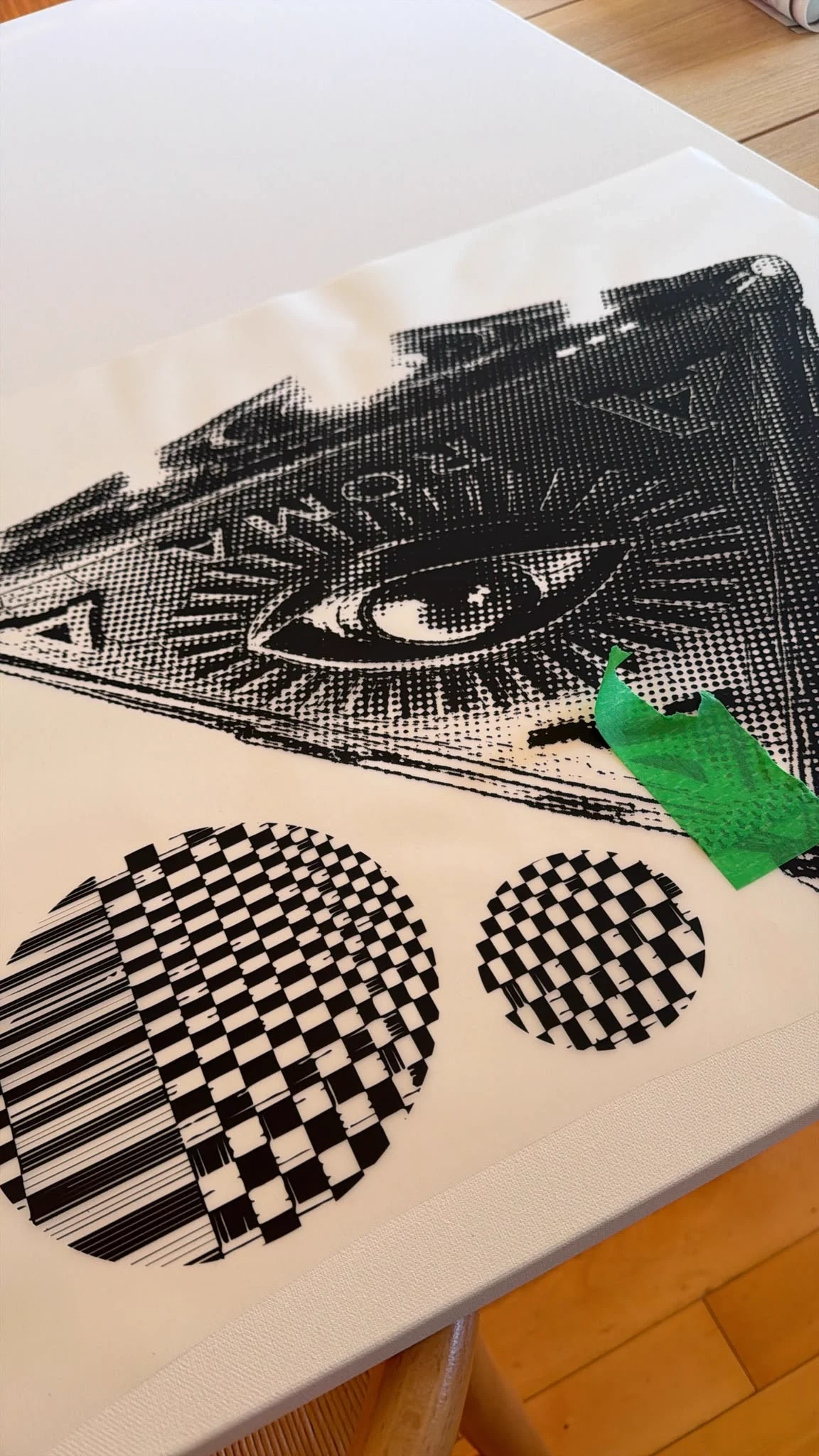 Original zine screenprint art by Jo Maramba